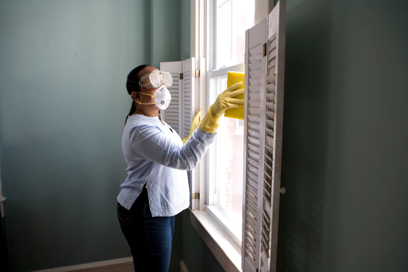 A HavenClean cleaner detailing a bright, tidy living space